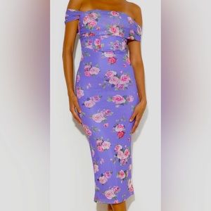 Hello Molly Girl With Style Purple MIDI Dress NWT